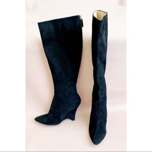 Kate Spade Darya Wedge Knee High Boots 9,5